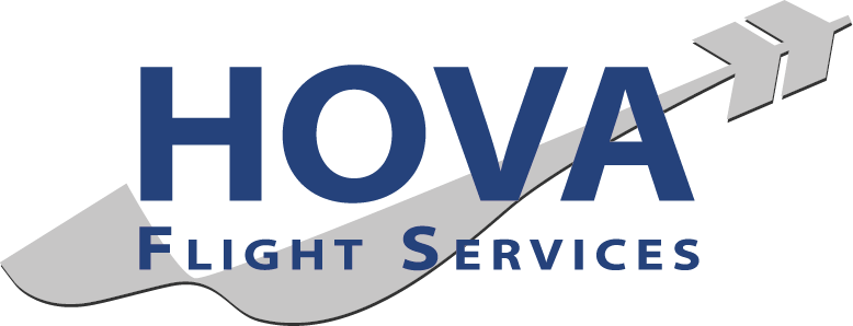 HOVA flight services logo